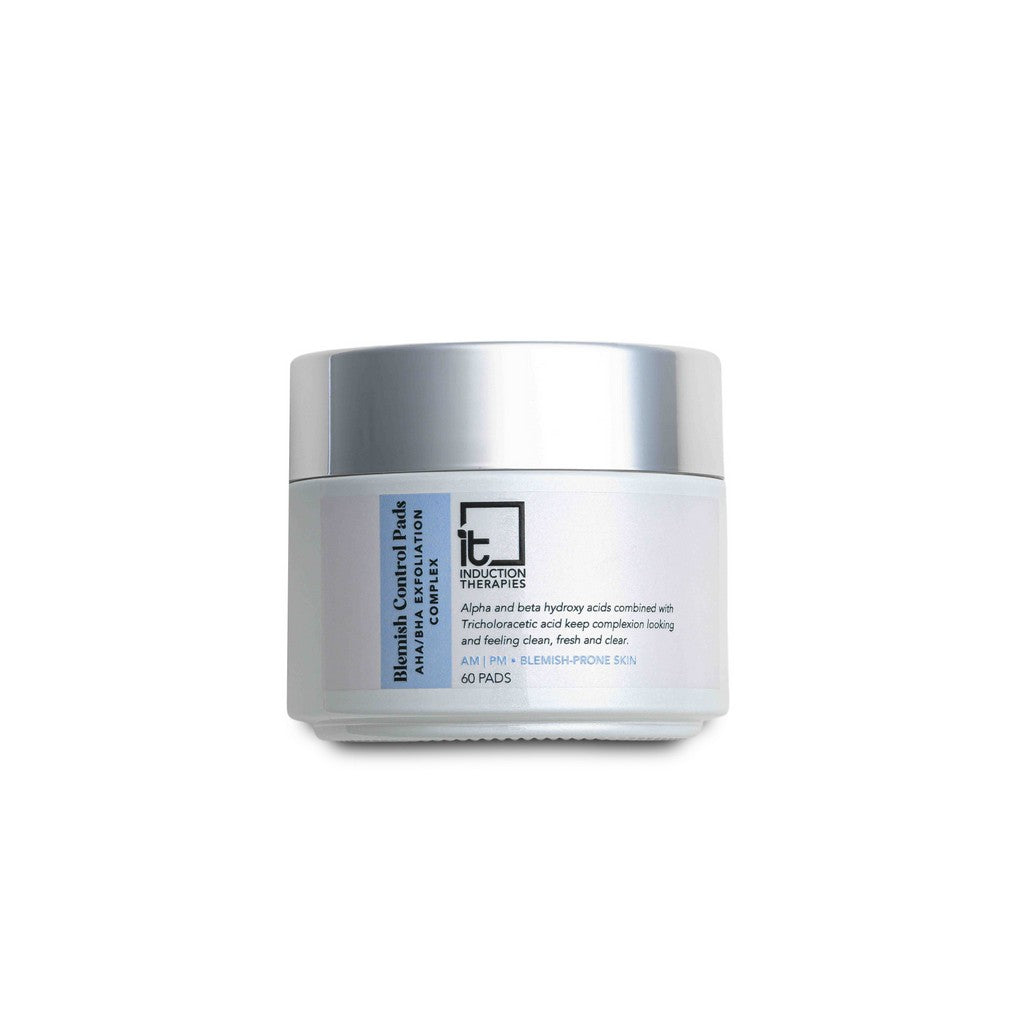 Blemish Control Pads Product shot on white by Induction Therapies