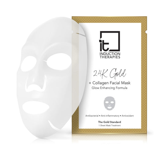 24K Gold + Collagen Facial Mask