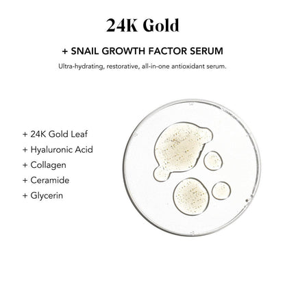 24K Gold + Collagen Facial Mask Bulk Pack