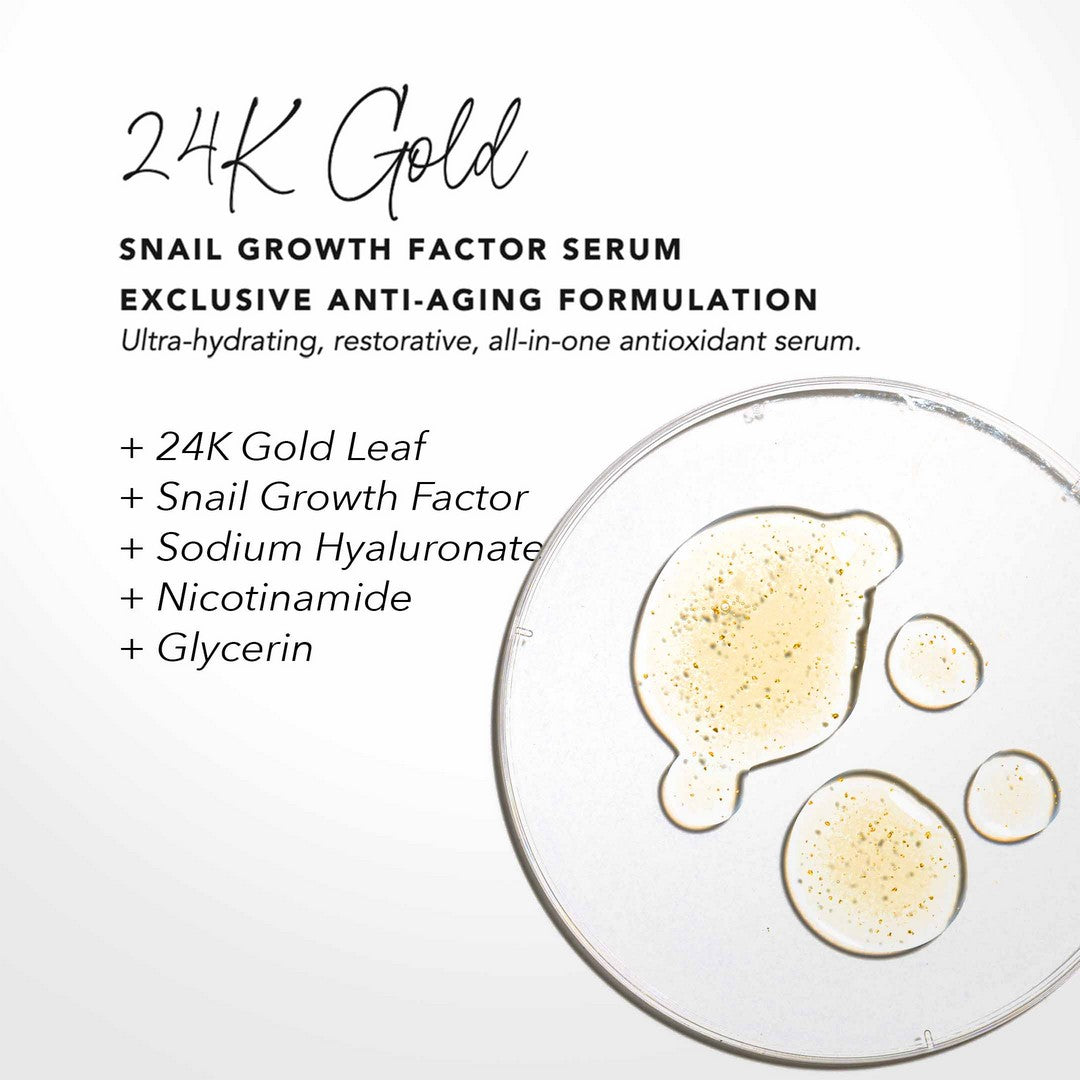 24K Gold + Snail Growth Factor Serum