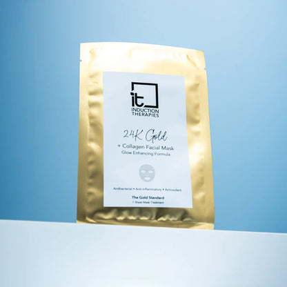 24K Gold + Collagen Facial Mask