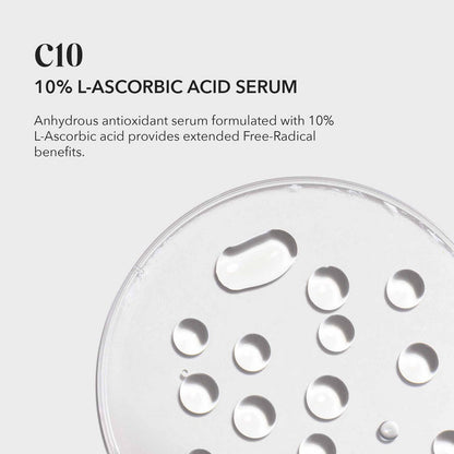 C10 Vitamin C Serum Texture Swatch by Induction Therapies