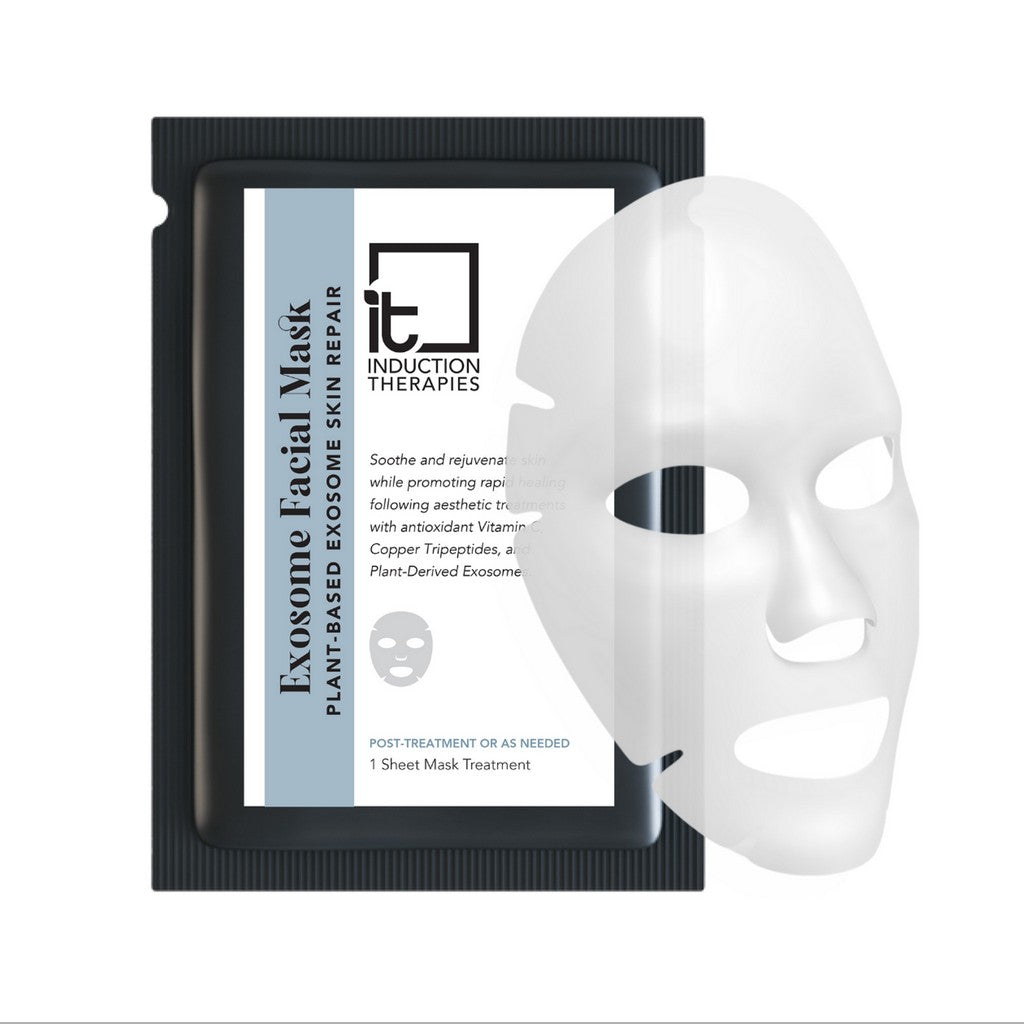 Plant Exosome Facial Masks product image on white by Induction Therapies