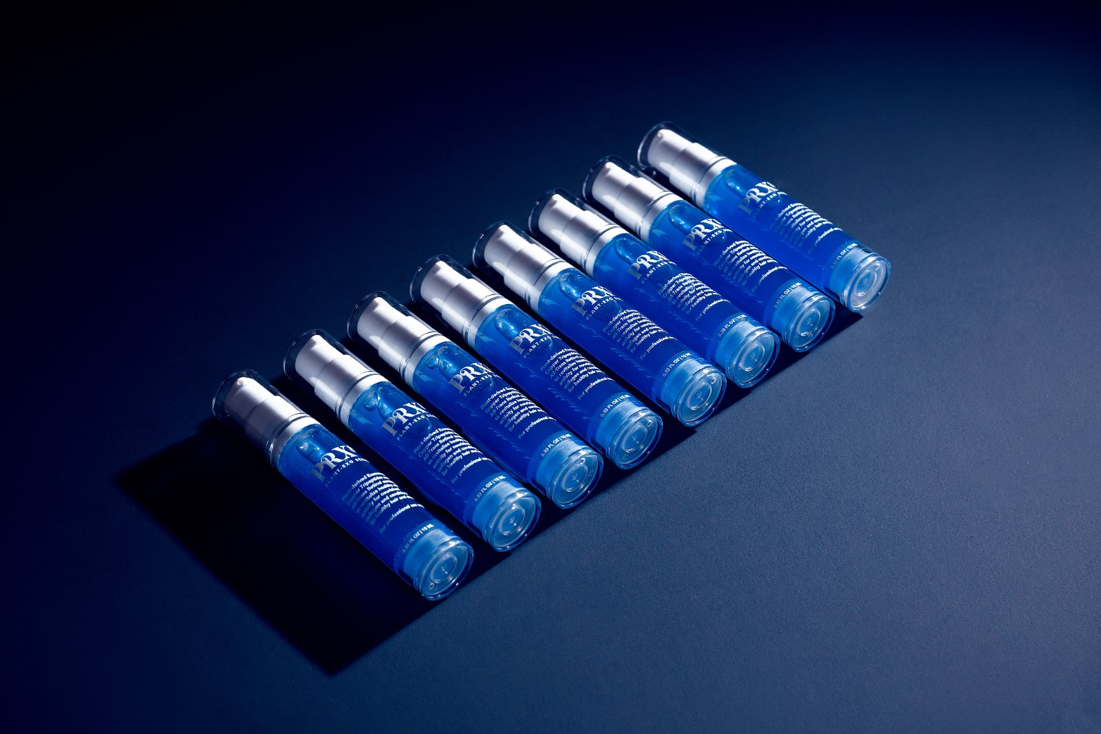 Row of PRX8 vials
