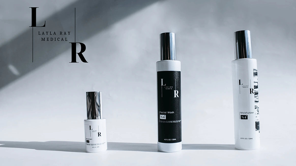 Cleanser, moisturizer and sunscreen under one practice brand