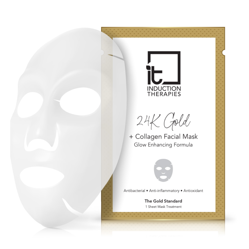 fiets Humoristisch Onvergetelijk 24K Gold + Collagen Facial Masks – Induction Therapies